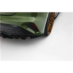 Maxton - Street Pro Lame Du Pare Chocs Arriere Audi S3 Sportback 8Y Facelift Noir-Rouge