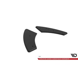 Maxton - Street Pro Lame Du Pare Chocs Arriere Audi S3 Sportback 8Y Facelift Noir-Rouge