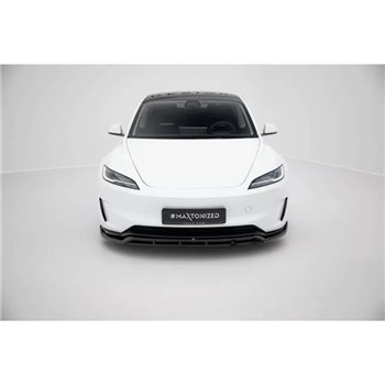 Maxton - Lame Du Pare-Chocs Avant V.1 Tesla Model 3 Performance Mk1 Facelift 