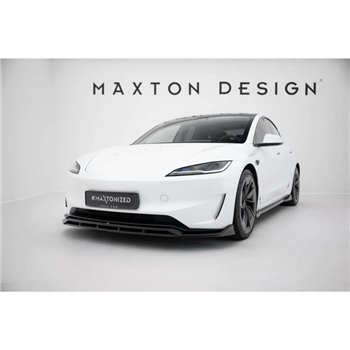 Maxton - Lame Du Pare-Chocs Avant V.1 Tesla Model 3 Performance Mk1 Facelift 