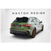 Maxton - Street Pro Lame Du Pare Chocs Arriere Audi S3 Sportback 8Y Facelift Noir