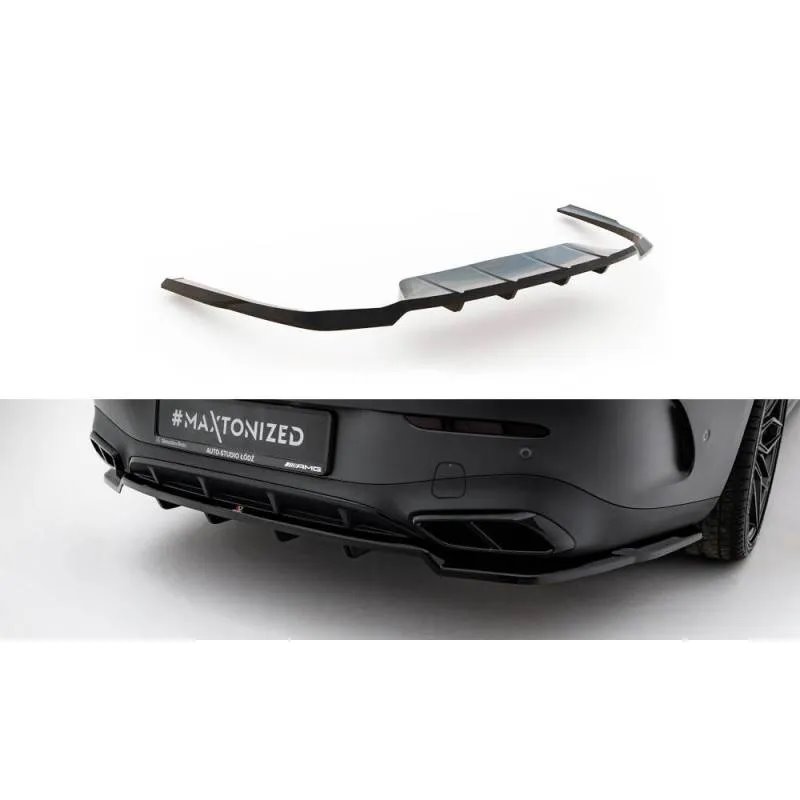 Maxton - Arriere Splitter (avec une barre verticale) Mercedes-Benz CLE AMG-Line C236