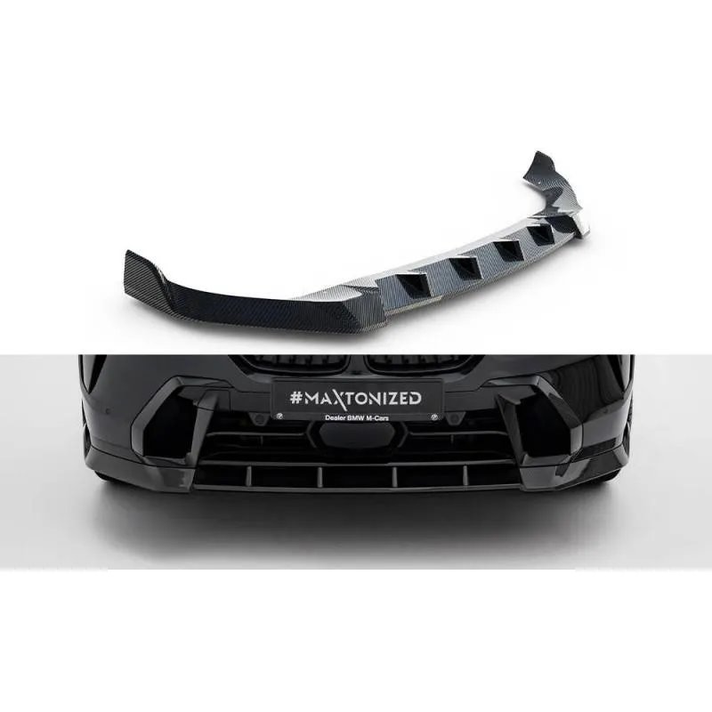 Maxton - Fibre de Carbone Lame Du Pare-Chocs Avant BMW X7 M-Pack G07 Facelift
