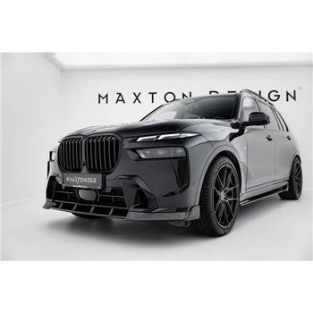 Maxton - Fibre de Carbone Lame Du Pare-Chocs Avant BMW X7 M-Pack G07 Facelift 