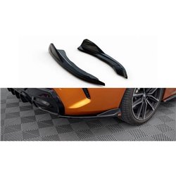 Maxton - Lames De Pare-Chocs Arrière Latérales V.6 BMW 4 M440i G22 / G23 / G22 Facelift / G23 Facelift
