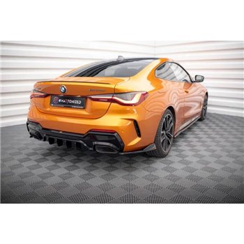 Maxton - Lames De Pare-Chocs Arrière Latérales V.6 BMW 4 M440i G22 / G23 / G22 Facelift / G23 Facelift 