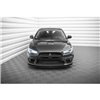 Maxton - Street Pro Lame Du Pare-Chocs Avant Mitsubishi Lancer EVO X Noir-Rouge