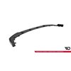 Maxton - Street Pro Lame Du Pare-Chocs Avant Mitsubishi Lancer EVO X Noir-Rouge + Rabats Brillant