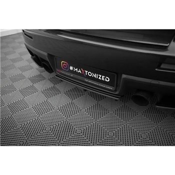 Maxton - Street Pro Central Diffuseur Arriere Mitsubishi Lancer EVO X Noir