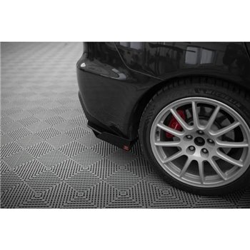 Maxton - Street Pro Lame Du Pare Chocs Arriere Mitsubishi Lancer EVO X Noir + Rabats Brillant 
