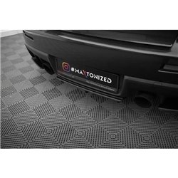 Maxton - Street Pro Central Diffuseur Arriere Mitsubishi Lancer EVO X Noir-Rouge