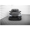 Maxton - Street Pro Lame Du Pare-Chocs Avant Mitsubishi Lancer EVO X Noir + Rabats Brillant 