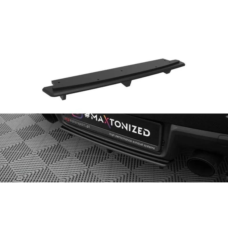 Maxton - Street Pro Central Diffuseur Arriere Mitsubishi Lancer EVO X Rouge