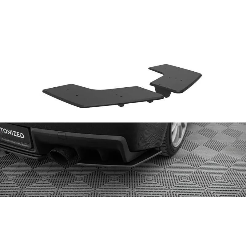 Maxton - Street Pro Lame Du Pare Chocs Arriere Mitsubishi Lancer EVO X Noir-Rouge