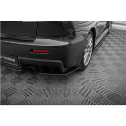 Maxton - Street Pro Lame Du Pare Chocs Arriere Mitsubishi Lancer EVO X Noir-Rouge
