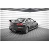 Maxton - Street Pro Lame Du Pare Chocs Arriere Mitsubishi Lancer EVO X Noir-Rouge