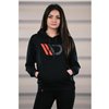 Maxton - Sweat à Capuche Noir Femme XL