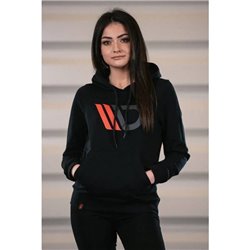 Maxton - Sweat à Capuche Noir Femme XL