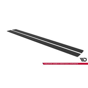 Maxton - Street Pro Rajouts Des Bas De Caisse Mitsubishi Lancer EVO X Noir-Rouge