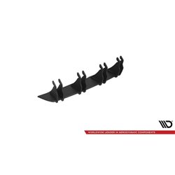 Maxton - Street Pro Central Diffuseur Arriere Mercedes-Benz A 45 AMG W176 Facelift Noir-Rouge