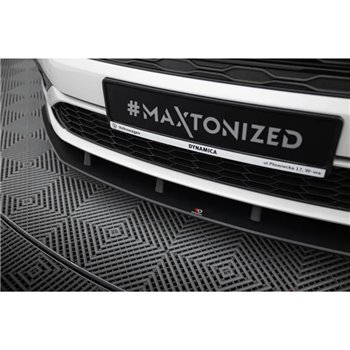 Maxton - Street Pro Lame Du Pare-Chocs Avant Volkswagen Jetta GLI Mk7 Noir