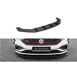 Maxton - Street Pro Lame Du Pare-Chocs Avant Volkswagen Jetta GLI Mk7 Noir-Rouge