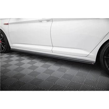 Maxton - Street Pro Rajouts Des Bas De Caisse Volkswagen Jetta GLI Mk7 Noir-Rouge