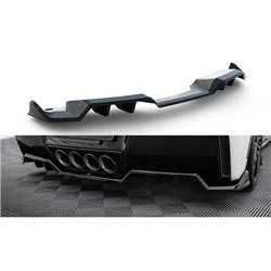 Maxton - Central Arriere Splitter (avec une barre verticale) Chevrolet Corvette C7