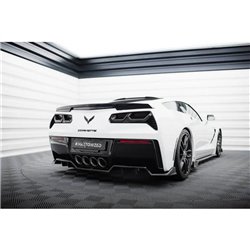 Maxton - Central Arriere Lame (avec une barre verticale) Chevrolet Corvette C7 