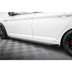 Maxton - Street Pro Rajouts Des Bas De Caisse Volkswagen Jetta GLI Mk7 Noir + Rabats Brillant 