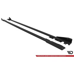 Maxton - Street Pro Rajouts Des Bas De Caisse Volkswagen Jetta GLI Mk7 Noir + Rabats Brillant 