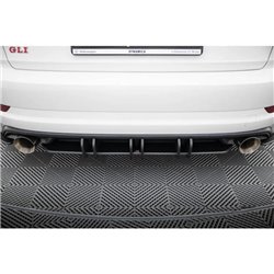 Maxton - Street Pro Central Diffuseur Arriere Volkswagen Jetta GLI Mk7 Noir