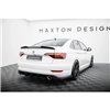 Maxton - Street Pro Lame Du Pare Chocs Arriere Volkswagen Jetta GLI Mk7 Noir-Rouge + Rabats Brillant