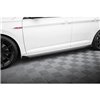 Maxton - Street Pro Rajouts Des Bas De Caisse Volkswagen Jetta GLI Mk7 Noir-Rouge + Rabats Brillant