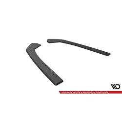 Maxton - Street Pro Lame Du Pare Chocs Arriere Volkswagen Jetta GLI Mk7 Noir-Rouge
