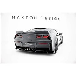 Maxton - Central Arriere Lame (avec une barre verticale) Chevrolet Corvette Z06 C7 