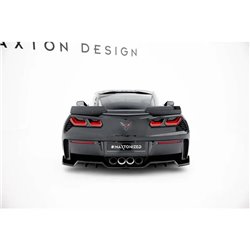 Maxton - Central Arriere Lame (avec une barre verticale) Chevrolet Corvette Z06 C7 