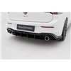 Maxton - Street Pro Central Diffuseur Arriere V.3 Volkswagen Golf GTI Mk8 Noir-Rouge