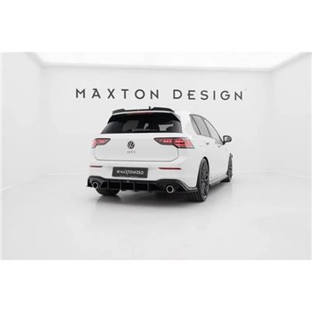 Maxton - Street Pro Lame Du Pare Chocs Arriere V.1 Volkswagen Golf GTI Mk8 Noir