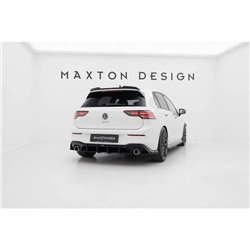 Maxton - Street Pro Central Diffuseur Arriere V.3 Volkswagen Golf GTI Mk8 Noir