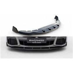 Maxton - Fibre de Carbone Lame Du Pare-Chocs Avant + ABS Splitter BMW 7 M-Pack G11 Facelift