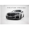 Maxton - Fibre de Carbone Lame Du Pare-Chocs Avant + ABS Lame BMW 7 M-Pack G11 Facelift 