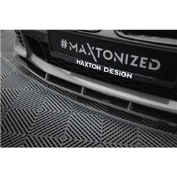 Maxton - Fibre de Carbone Lame Du Pare-Chocs Avant + ABS Lame BMW 7 M-Pack G11 Facelift 