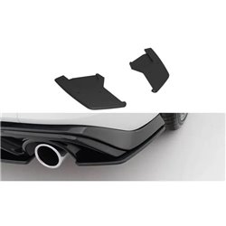 Maxton - Street Pro Lame Du Pare Chocs Arriere V.1 Volkswagen Golf GTI Mk8 Noir-Rouge