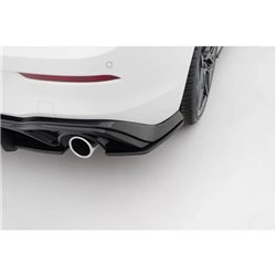 Maxton - Street Pro Lame Du Pare Chocs Arriere V.1 Volkswagen Golf GTI Mk8 Noir-Rouge