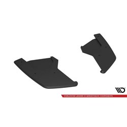 Maxton - Street Pro Lame Du Pare Chocs Arriere V.1 Volkswagen Golf GTI Mk8 Noir-Rouge