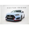 Maxton - Street Pro Lame Du Pare-Chocs Avant Hyundai Veloster N Mk2 Noir