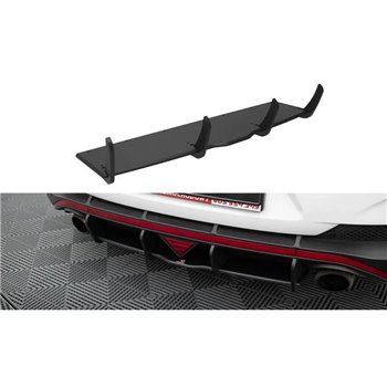 Maxton - Street Pro Central Diffuseur Arriere Hyundai I30 N Fastback Mk3 Noir