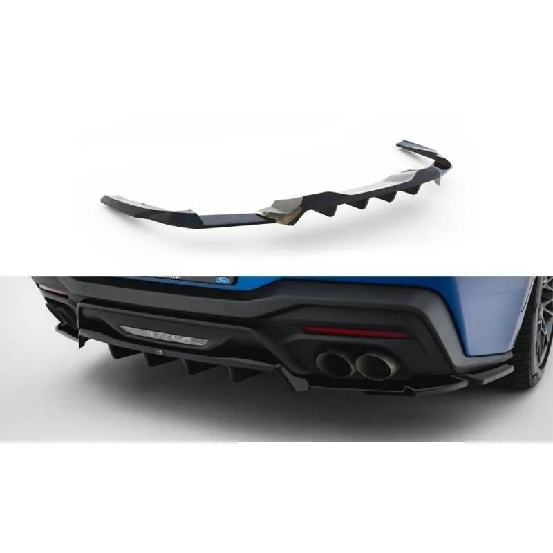 Maxton - Arriere Splitter (avec une barre verticale) Ford Mustang GT Mk7