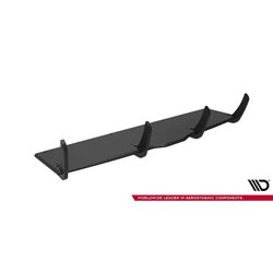 Maxton - Street Pro Central Diffuseur Arriere Hyundai I30 N Fastback Mk3 Noir-Rouge